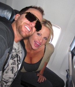 kelly2 on the plane to cabo (see how tan I am)